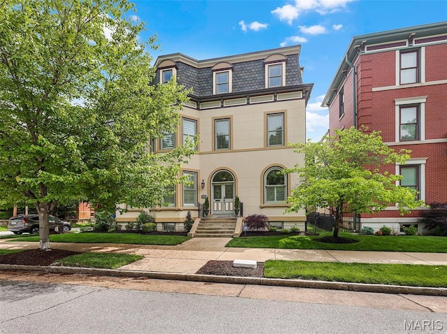 1606 Mississippi Ave, Saint Louis, MO 63104 - second empire-style home with mansard roof and french doors
