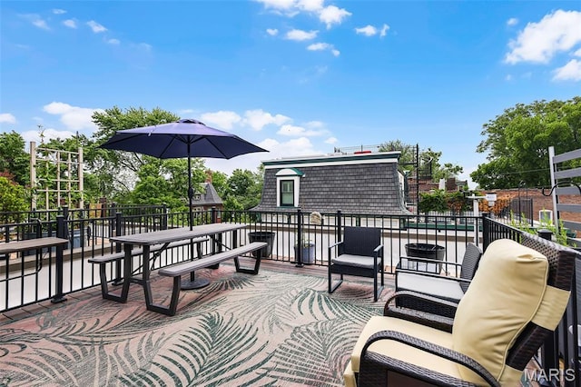 1606 Mississippi Ave, Saint Louis, MO 63104 - view of patio / terrace featuring outdoor dining space