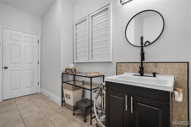 1606 Mississippi Ave, Saint Louis, MO 63104 - bathroom with tile patterned flooring and vanity