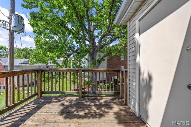 8917 Cardinal Ter, Saint Louis, MO 63144 - view of wooden deck