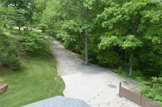 view of community
