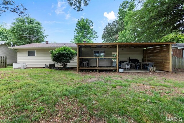 804 Harvard St, Sikeston, MO 63801 - back of house featuring a patio