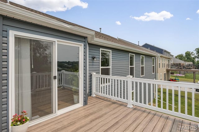 207 Savannah Ridge Ct, Fenton, MO 63026 - view of wooden terrace