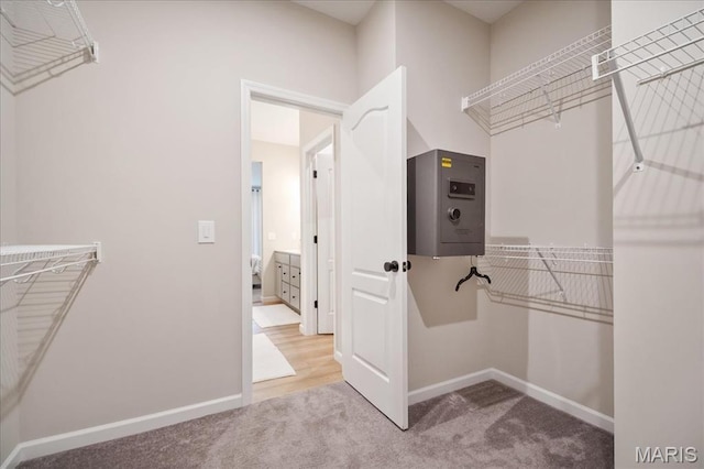 719 Myatt Dr, Wentzville, MO 63385 - walk in closet featuring carpet floors