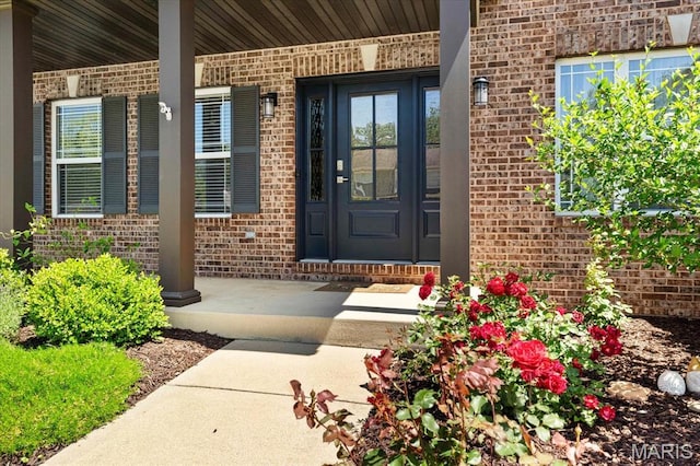 1438 Arbor Green Trl, Ofallon, IL 62269 - property entrance featuring brick siding and covered porch