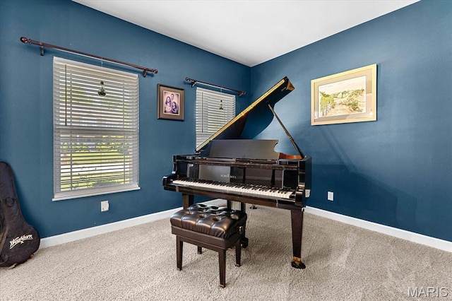 1438 Arbor Green Trl, Ofallon, IL 62269 - living area featuring carpet floors and baseboards