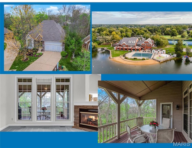 1204 Cobblestone Ter, Lake St Louis, MO 63367 - view of marketing collateral with multiple images
