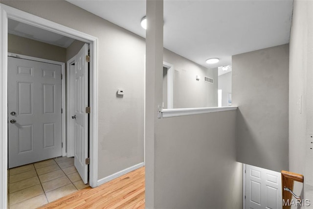 122 Morgan Lake Rd, De Soto, MO 63020 - corridor with wood finished floors and baseboards