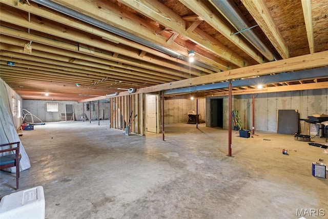122 Morgan Lake Rd, De Soto, MO 63020 - view of unfinished below grade area