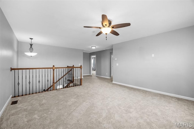 137 Countryshire Dr, Lake St Louis, MO 63367 - carpeted spare room featuring a ceiling fan and baseboards