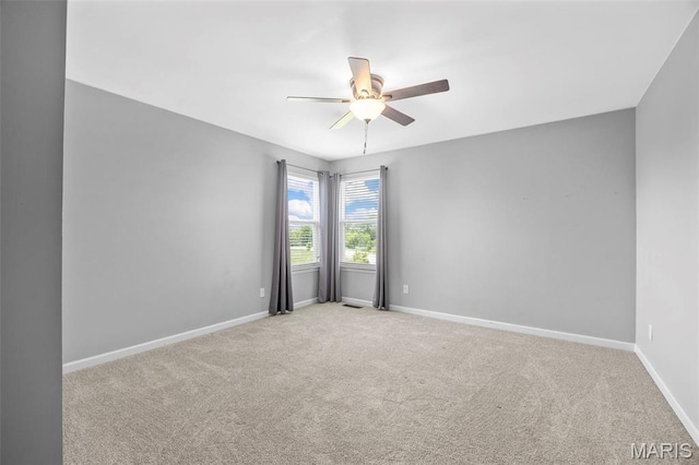137 Countryshire Dr, Lake St Louis, MO 63367 - unfurnished room with a ceiling fan, carpet flooring, and baseboards