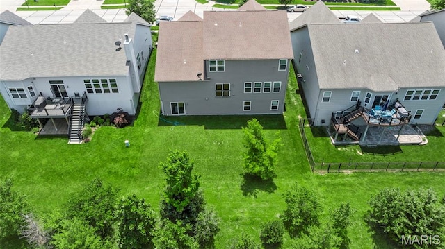 137 Countryshire Dr, Lake St Louis, MO 63367 - aerial perspective of suburban area