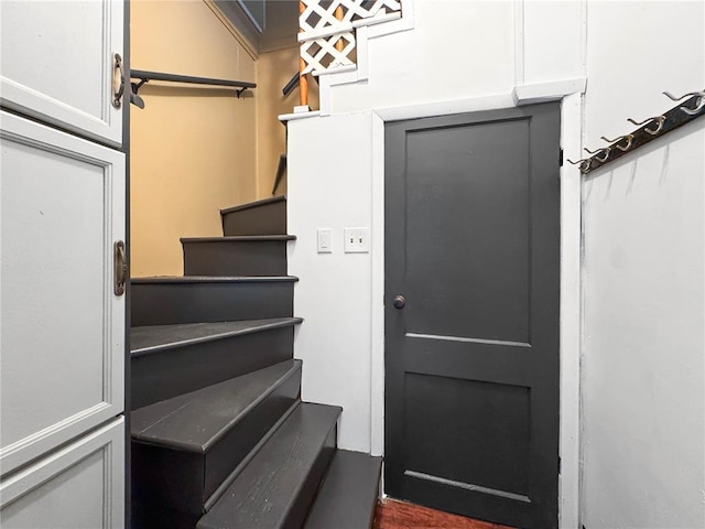 view of stairs