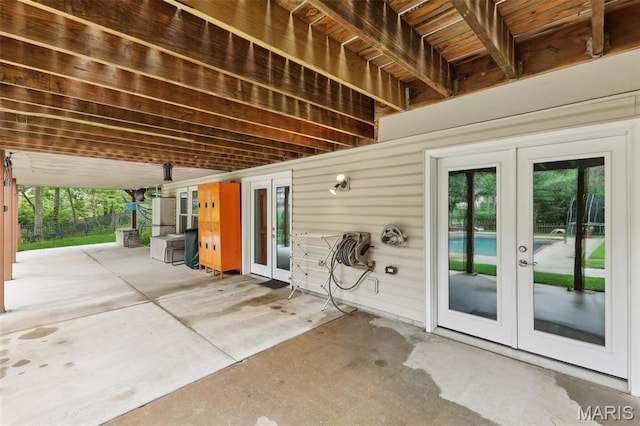 200 Hibler Oaks Dr, Creve Coeur, MO 63141 - view of patio with french doors