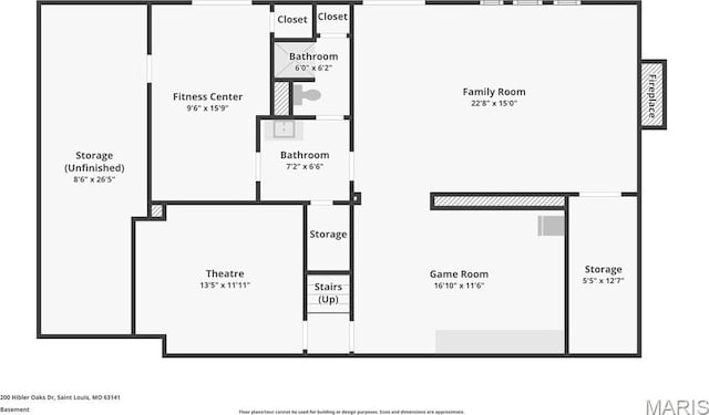 200 Hibler Oaks Dr, Creve Coeur, MO 63141 - property floor plan