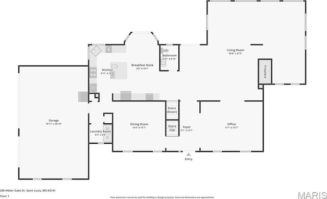 200 Hibler Oaks Dr, Creve Coeur, MO 63141 - room layout