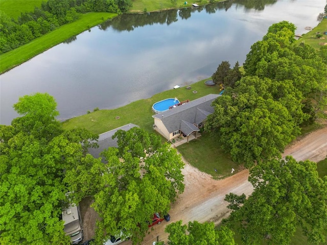 12930 Mohawk Dr, De Soto, MO 63020 - bird's eye view of a large body of water
