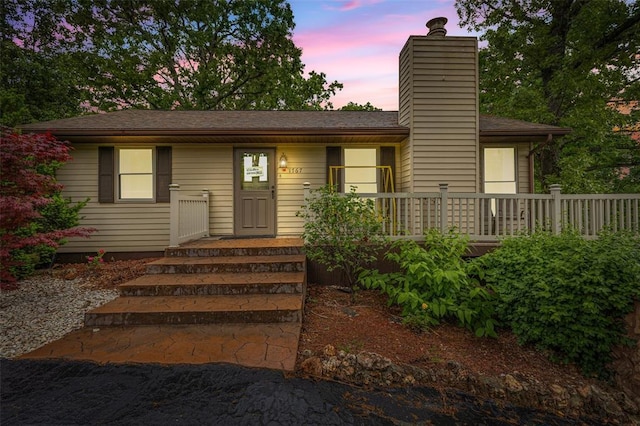 1767 Rue Andre, Bonne Terre, MO 63628 - ranch-style home with a chimney