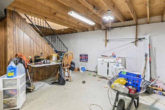 1767 Rue Andre, Bonne Terre, MO 63628 - basement featuring stairway