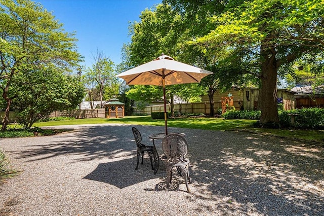 100 W Alton St, Marine, IL 62061 - view of patio / terrace featuring a playground
