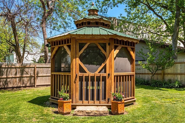 100 W Alton St, Marine, IL 62061 - view of outdoor structure featuring a gazebo