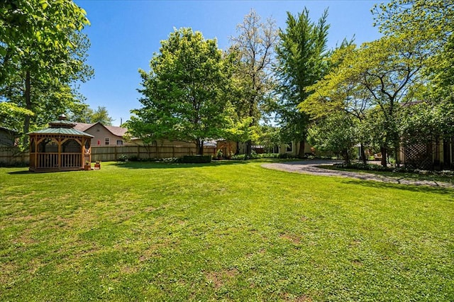100 W Alton St, Marine, IL 62061 - view of yard featuring a gazebo