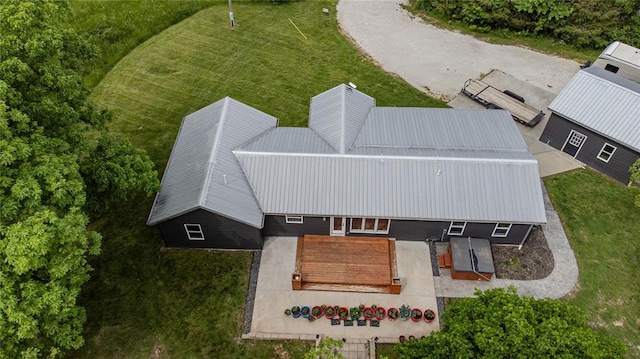 view from above of property