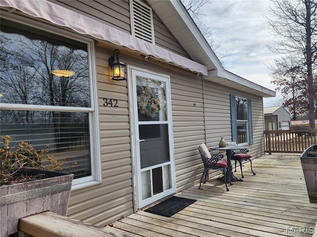 342 Deer Run Acres A, Williamsville, MO 63967 - view of deck