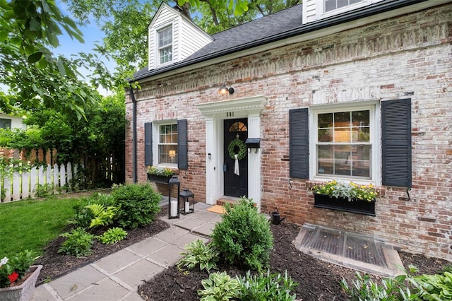 301 Dawson Ct, Webster Groves, MO 63119 - doorway to property featuring brick siding