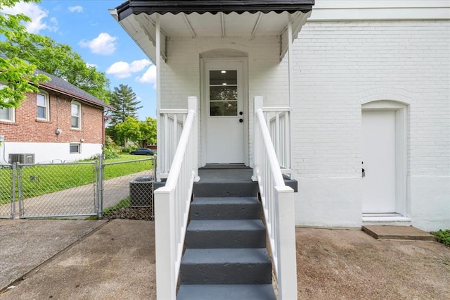 view of stairway