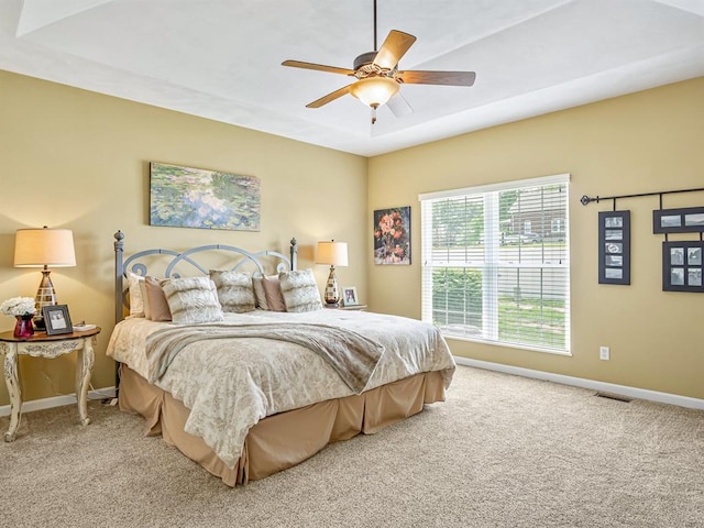 1569 Ghent Rd, Columbia, IL 62236 - carpeted bedroom featuring baseboards and a ceiling fan