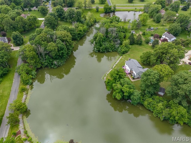 7 Tall Oaks Dr, Troy, IL 62294 - aerial view of a nearby body of water and a tree filled landscape