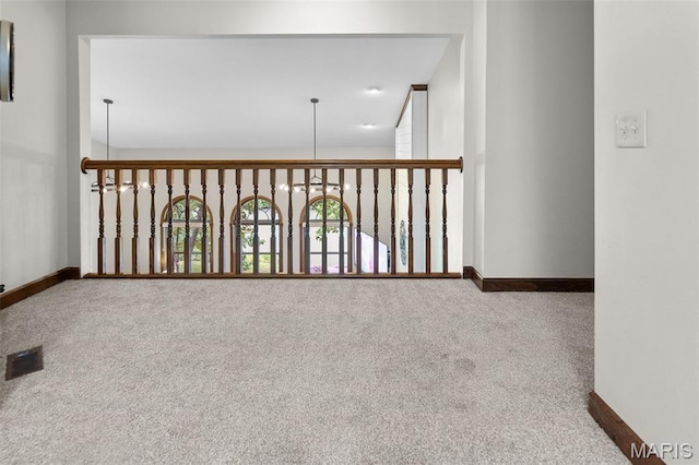 7 Tall Oaks Dr, Troy, IL 62294 - hall featuring carpet flooring and baseboards
