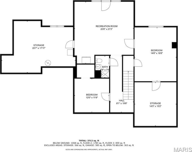 7 Tall Oaks Dr, Troy, IL 62294 - view of floor plan / room layout