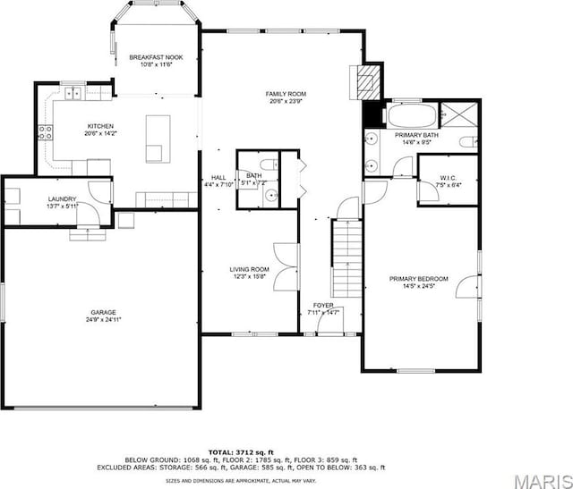 7 Tall Oaks Dr, Troy, IL 62294 - view of home floor plan