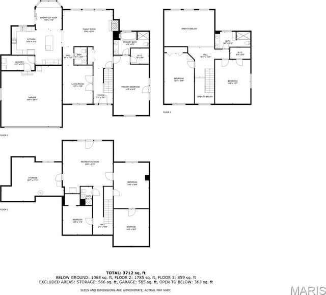 7 Tall Oaks Dr, Troy, IL 62294 - view of room layout