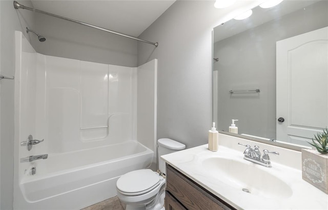 23529 Restore Rd, Waynesville, MO 65583 - bathroom featuring toilet,  shower combination, and vanity