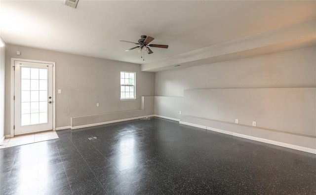 23529 Restore Rd, Waynesville, MO 65583 - empty room with a ceiling fan and baseboards