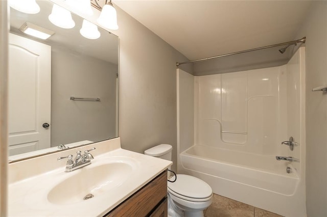 23529 Restore Rd, Waynesville, MO 65583 - bathroom with toilet, bathtub / shower combination, and vanity