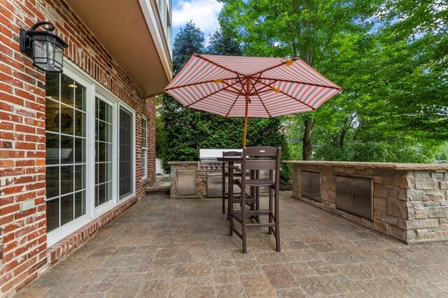230 Merlot Ln, Saint Albans, MO 63073 - view of patio / terrace with exterior kitchen
