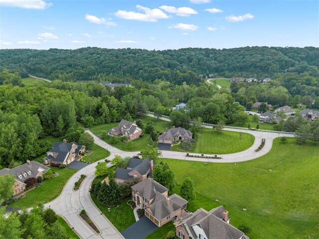 230 Merlot Ln, Saint Albans, MO 63073 - aerial perspective of suburban area featuring a heavily wooded area