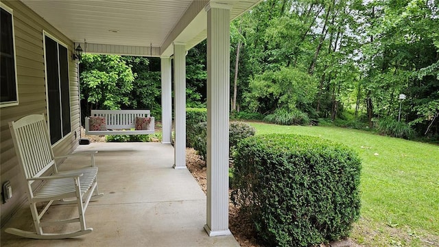 189 County Road 657, Cape Girardeau, MO 63701 - porch with a lawn