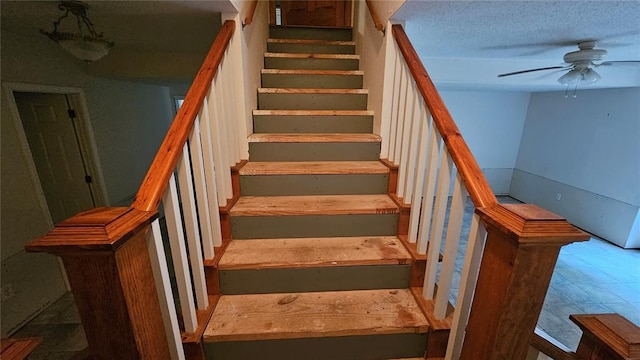 189 County Road 657, Cape Girardeau, MO 63701 - stairs with a ceiling fan