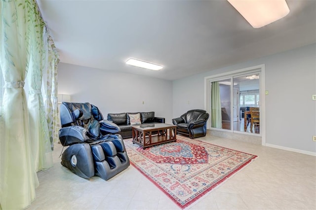 view of living area