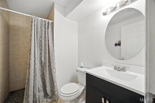 8544 Lake Dr, Cedar Hill, MO 63016 - bathroom featuring vanity and tiled shower