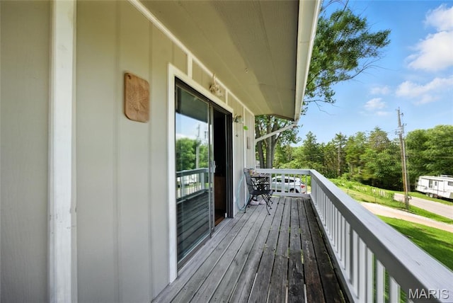 8544 Lake Dr, Cedar Hill, MO 63016 - view of wooden deck