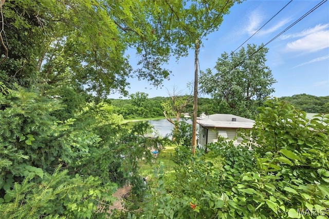 8544 Lake Dr, Cedar Hill, MO 63016 - view of yard with a water view