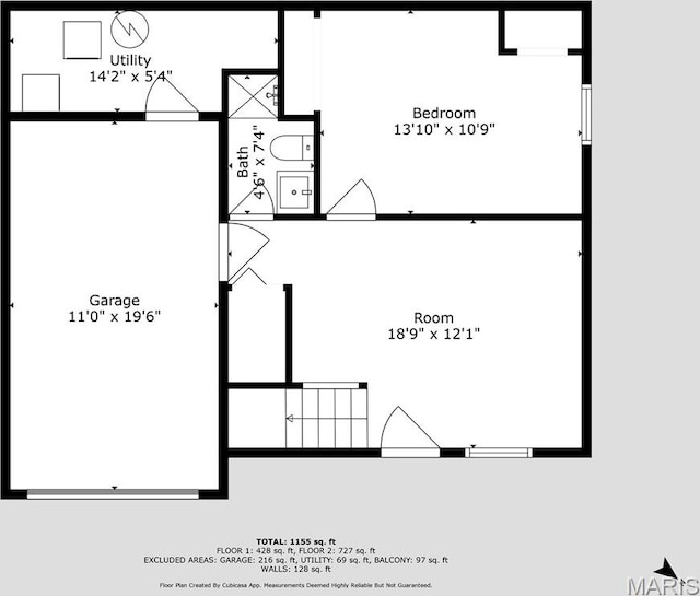 8544 Lake Dr, Cedar Hill, MO 63016 - view of floor plan / room layout