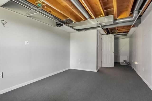140 Glen Forest Dr, Troy, MO 63379 - below grade area featuring baseboards