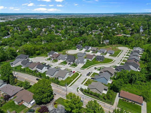 aerial overview of property's location featuring nearby suburban area